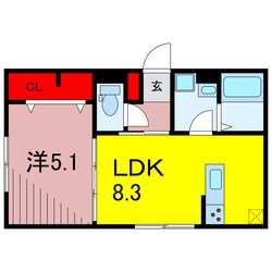 レクシア六町の物件間取画像